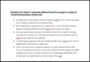 ExampleSLTReportforFunders